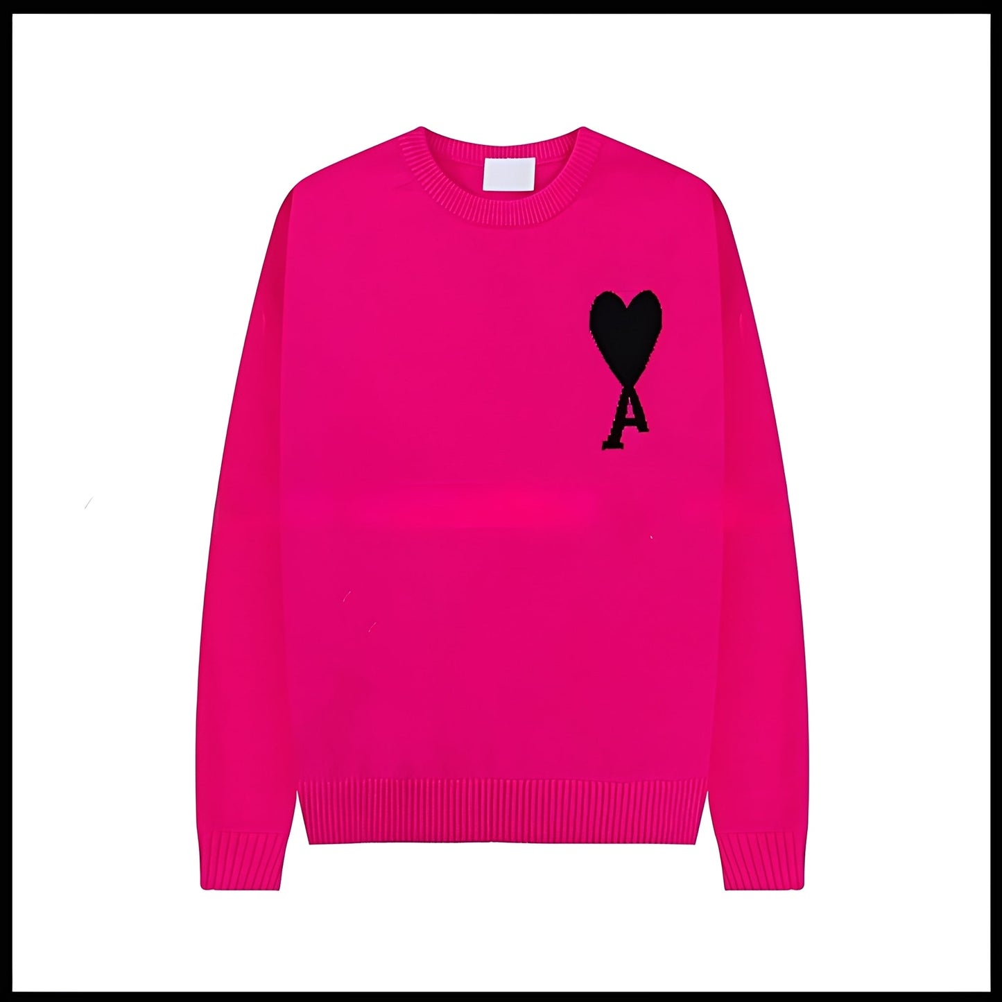 Aurélia - Damenpullover mit herzförmigem Strickmuster