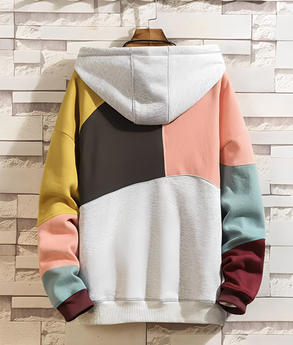 Stephen - Farbenfroher, bequemer Herren-Hoodie