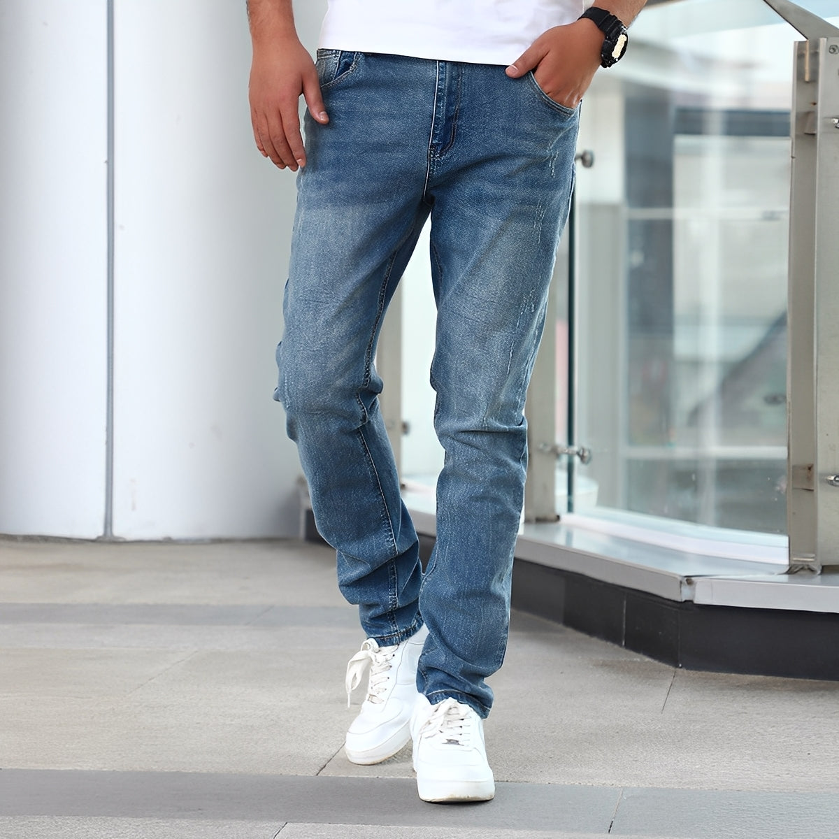 Winfred - Elegante Stretch-Skinny-Jeans für Männer