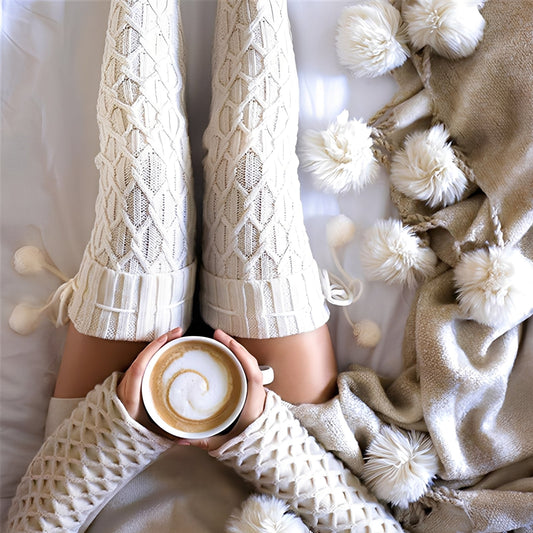 Shannon - Bequeme, knielange Damensocken mit sanften Details