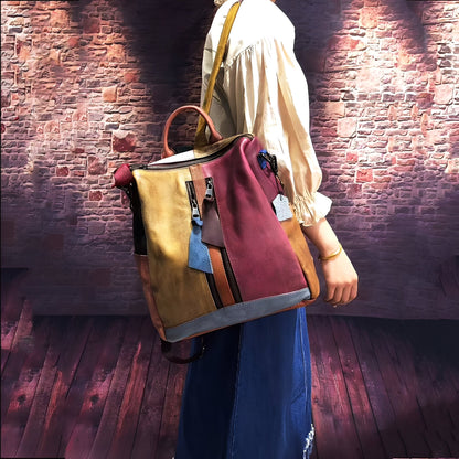 Alayna - Klassischer Damenlederrucksack