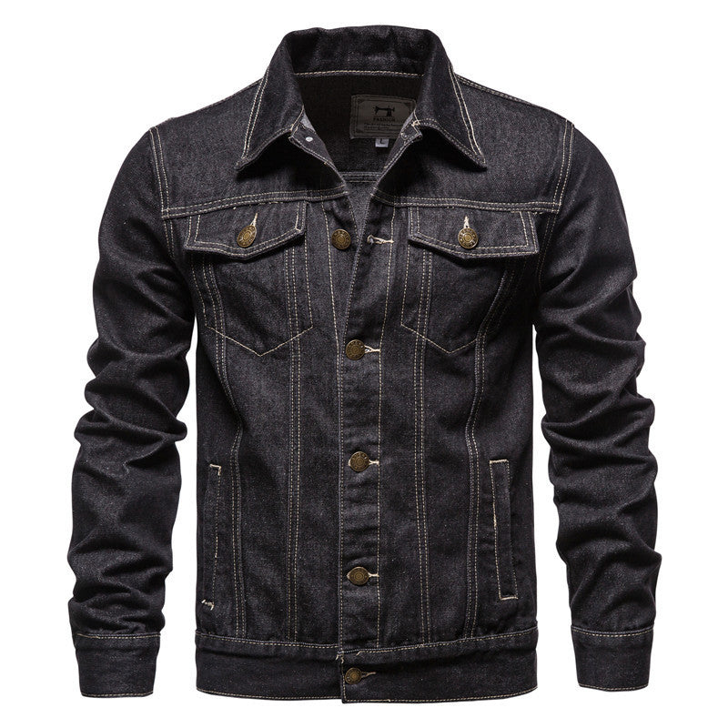 Winton - Klassische Herren-Jeans-Truckerjacke