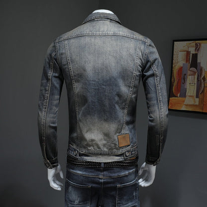 Lennon - Klassische, locker geschnittene Herrenjeansjacke
