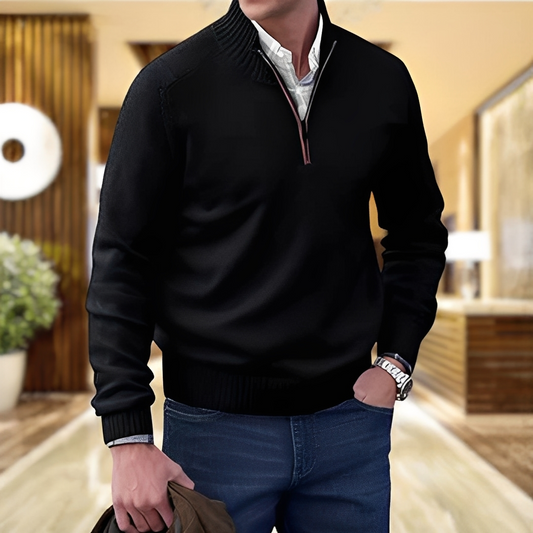 Khirvy - Stylish Half-Zip Sweater for Men