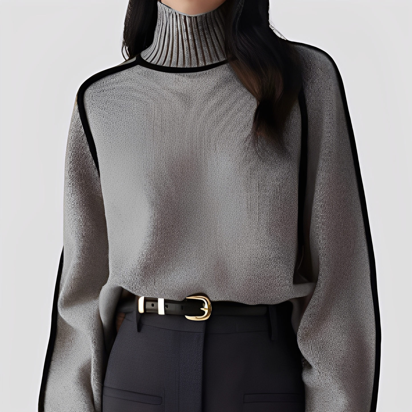 Azalea - Eleganter, lässiger Damen-Rollkragenpullover
