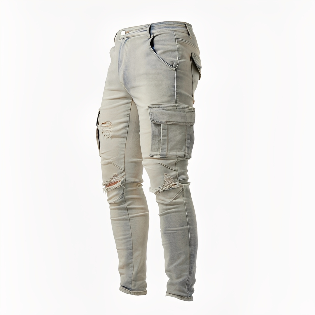 Clarence - Elastic Cargo Pants for Men
