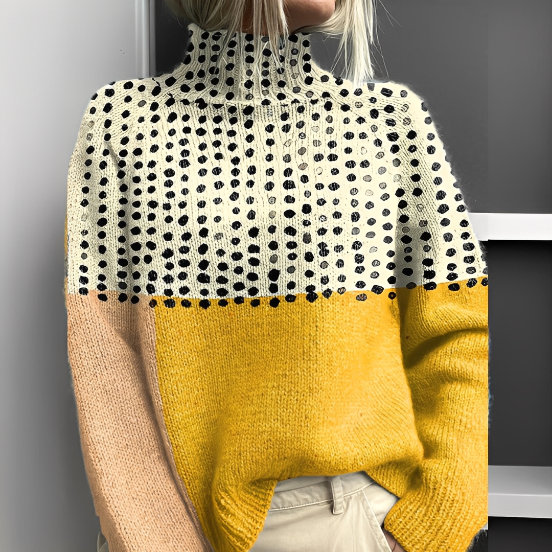 Olivia - Komfortabler Damen-Rollkragenpullover