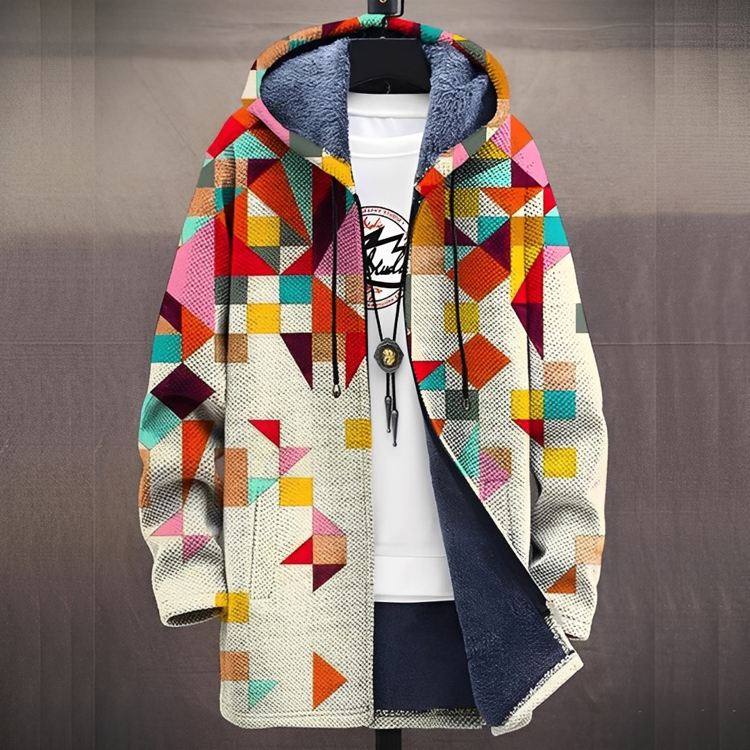 Nolann - Herren-Cardigan mit Digitaldruck