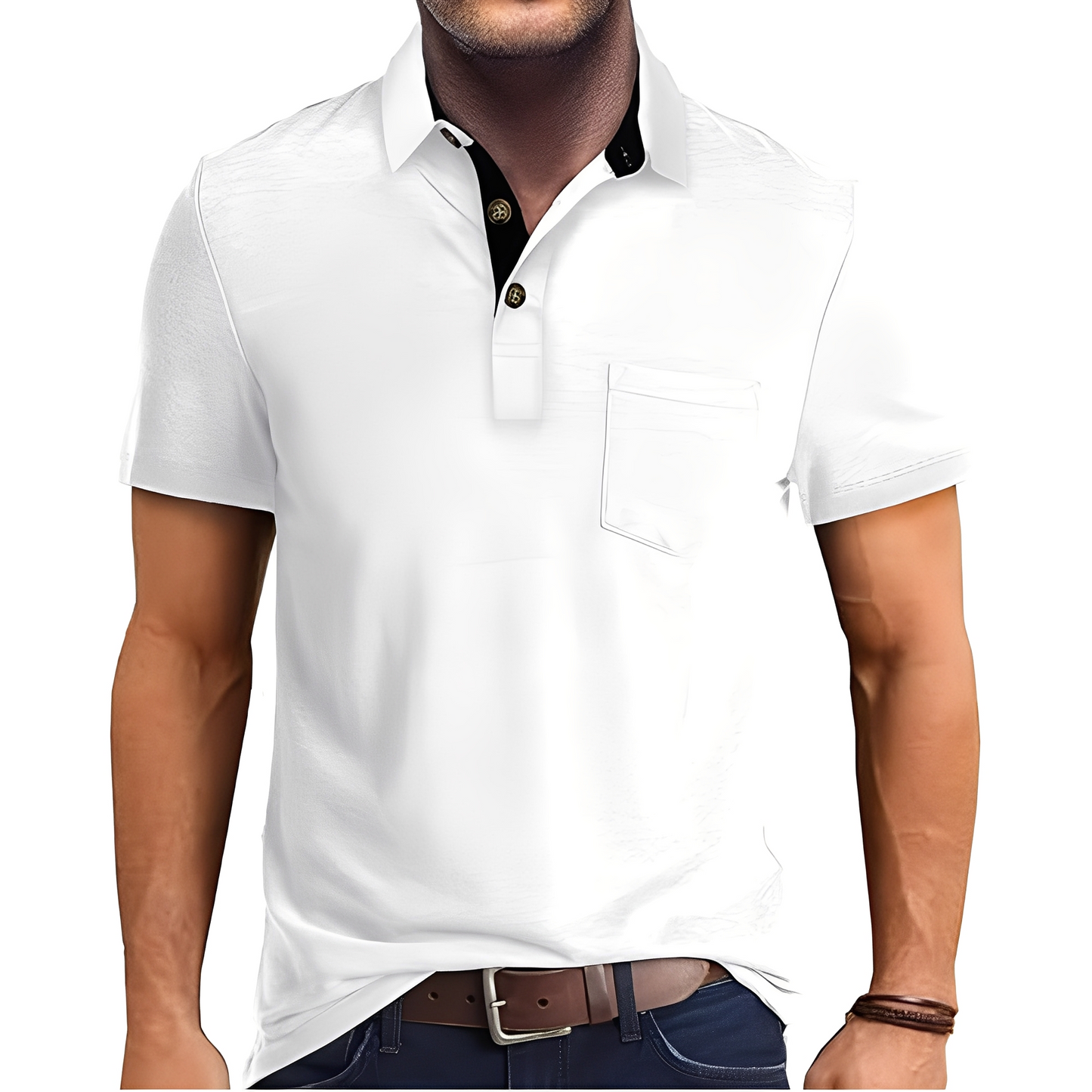 Abner - Traditionelles Herren-Poloshirt mit kurzen Ärmeln