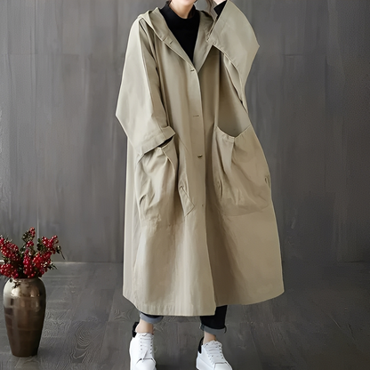 Dael - Damen-Oversize-Trenchcoat