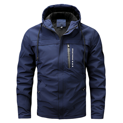 Karl - Vielseitige Fleecejacke für Herren mit Kapuze