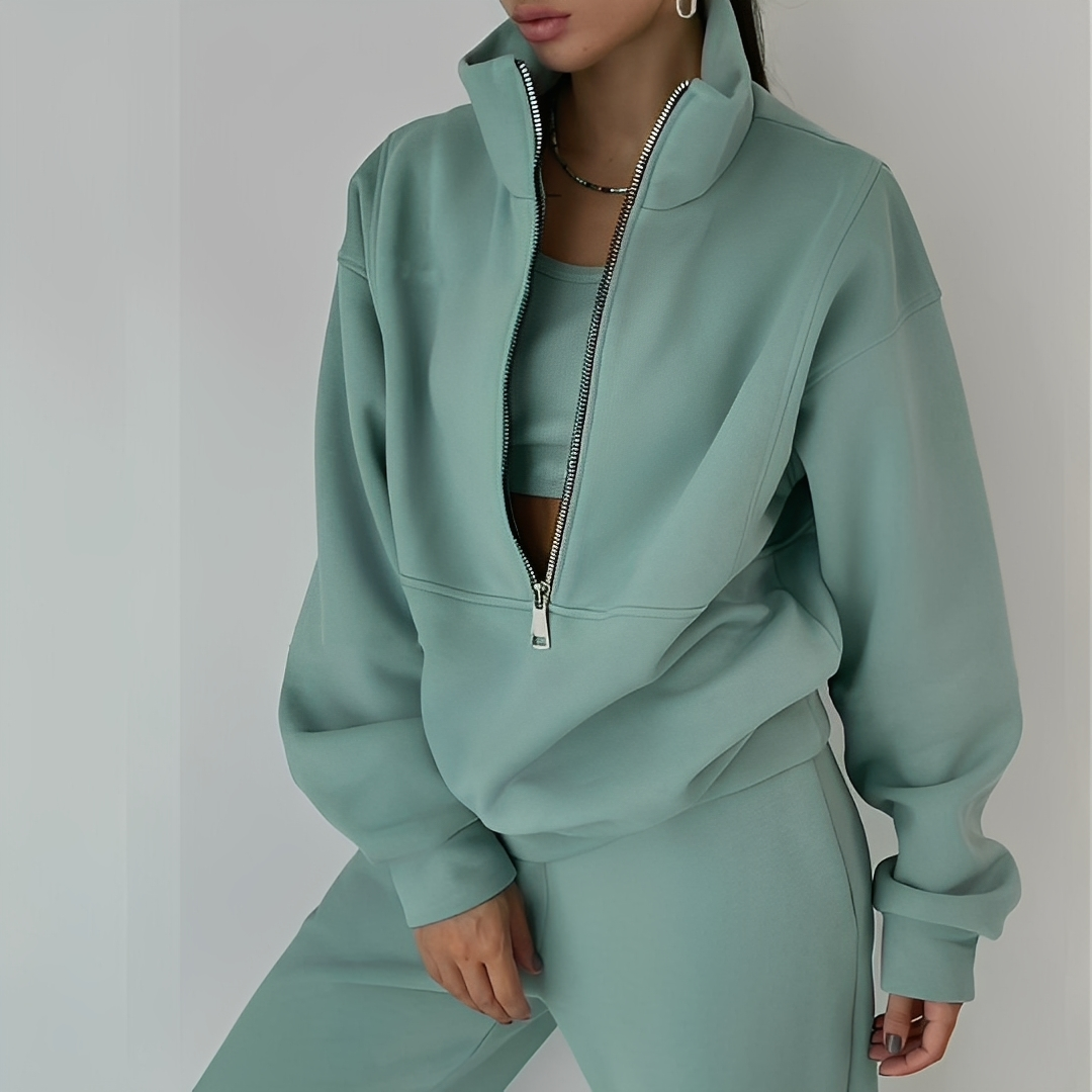 Mélissa - Bequemes lockeres Frottee-Set, zweiteilig