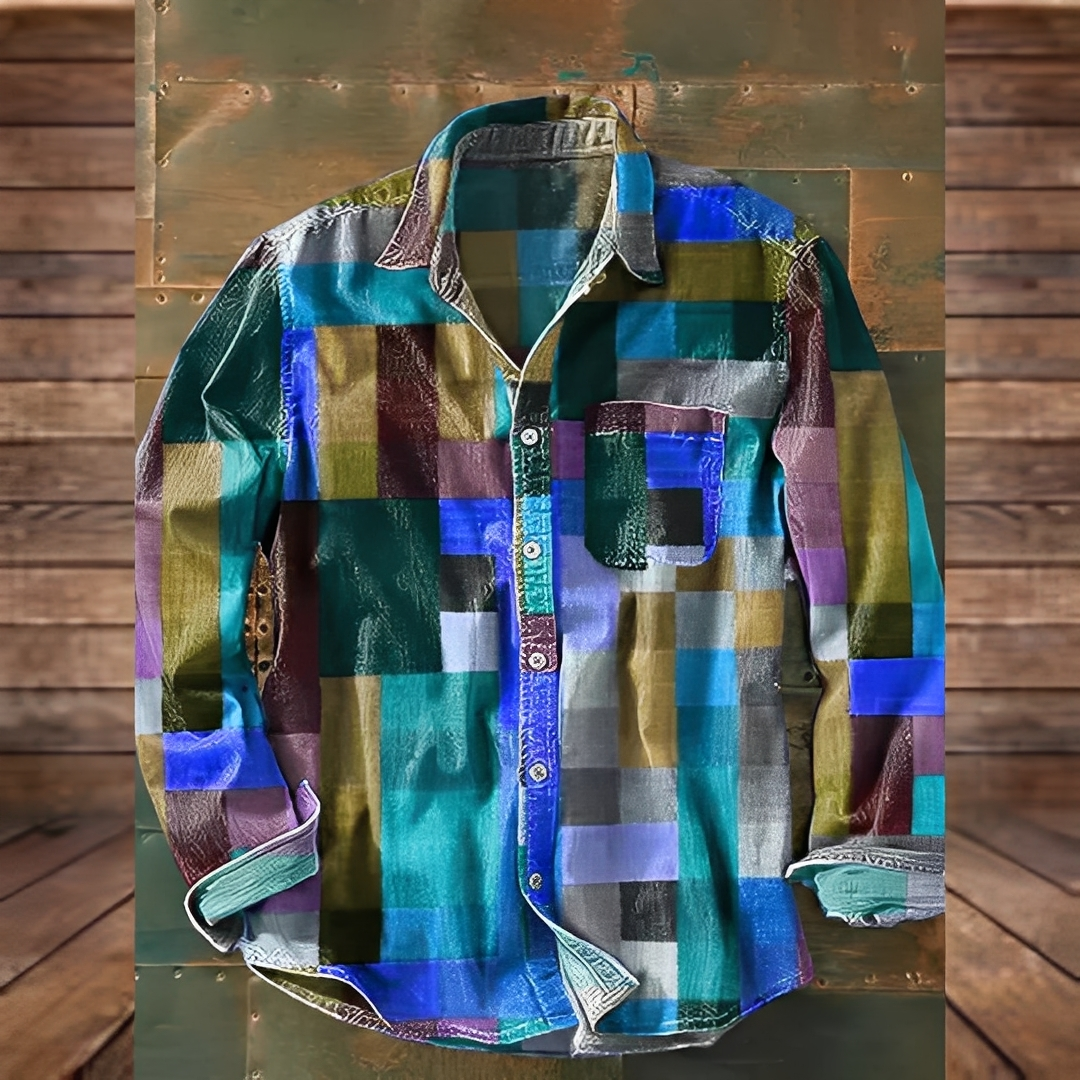 Gontran - Stilvolles Herrenhemd mit praktischer Tasche