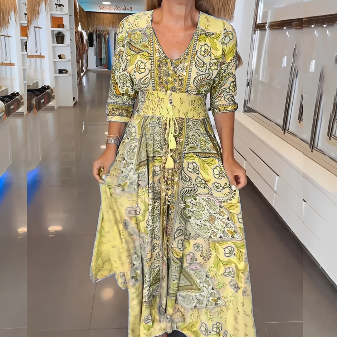 Sébire - Schickes Damenkleid mit V-Ausschnitt