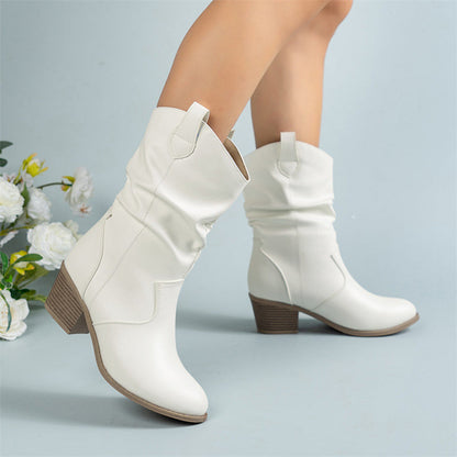 Mirabel - Klassische Damen-Cowboystiefel aus Leder