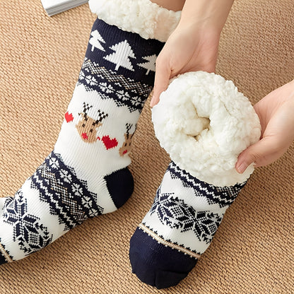 Kassia - Warme Damen-Weihnachtssocken