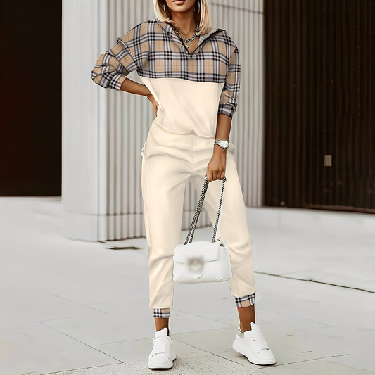 Hollie - Damen-Trainingsanzug mit Reißverschluss im zeitgemäßen Stil