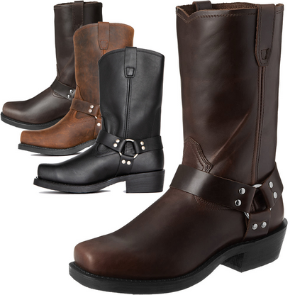 Crofton - Komfortable Herren-Leder-Cowboystiefel
