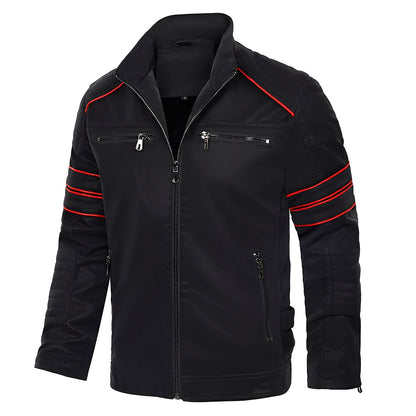 Jerold - Moderne Motorradlederjacke für Herren