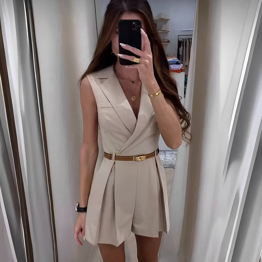 Nina – Modischer Bequemer Kurzer Jumpsuit für Frauen