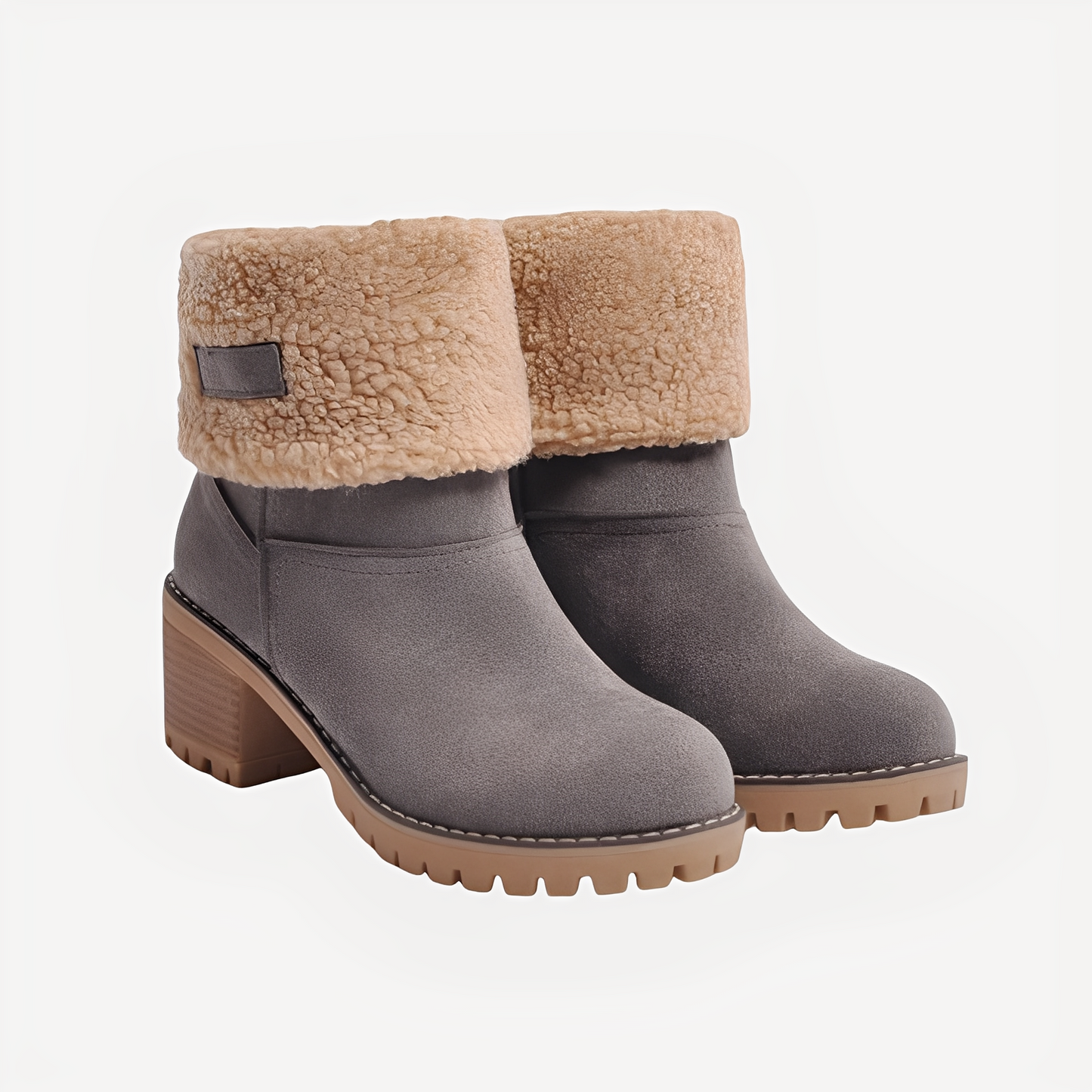 Claudia - Elegante, warme Damen-Winterstiefel mit Absatz