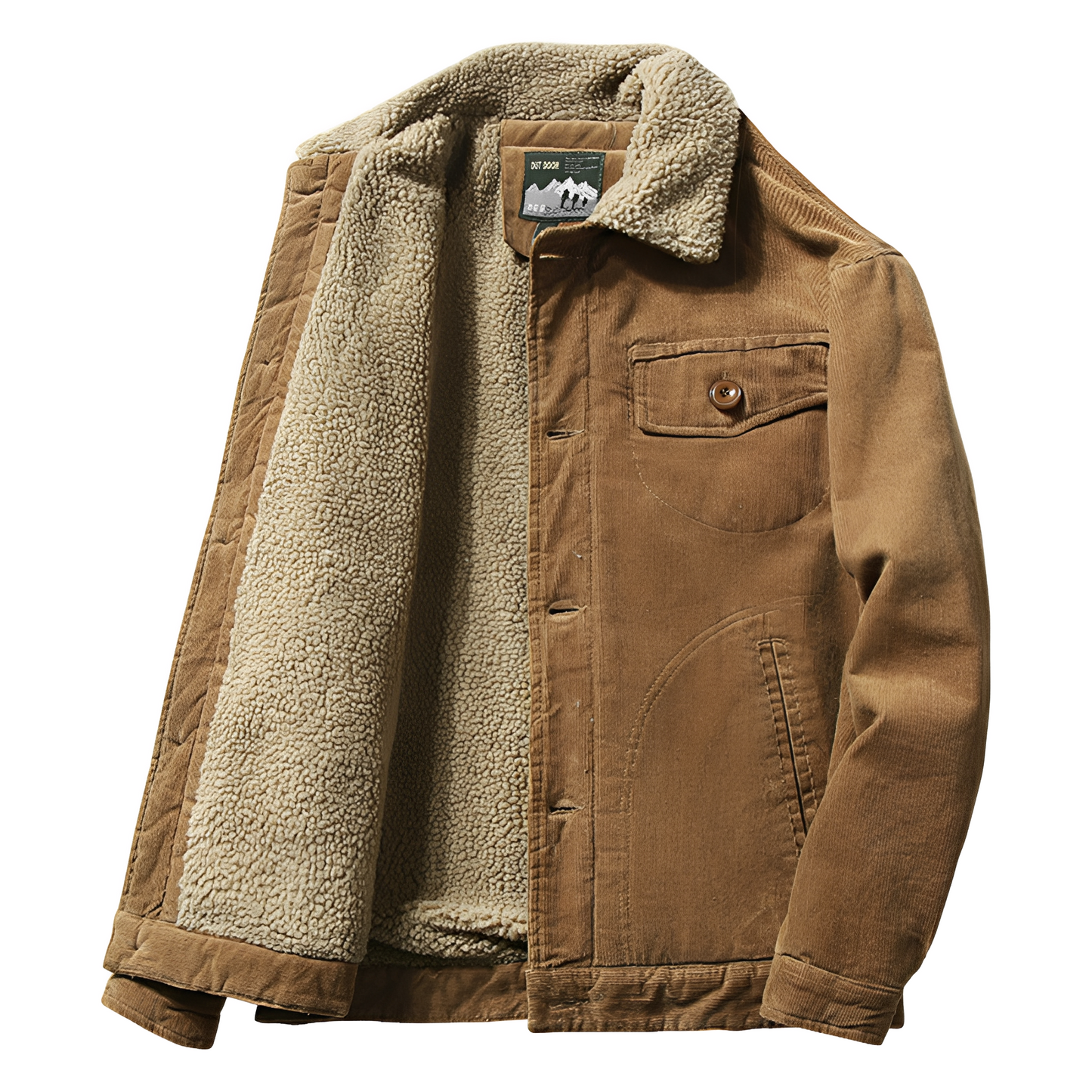 Carl - Elegante Cordjacke mit Fleecefutter für Herren