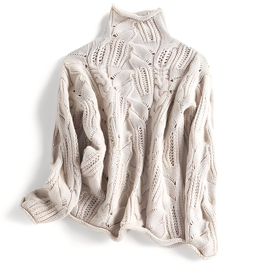 Remy - Damenkaschmirpullover mit besonderen Akzenten