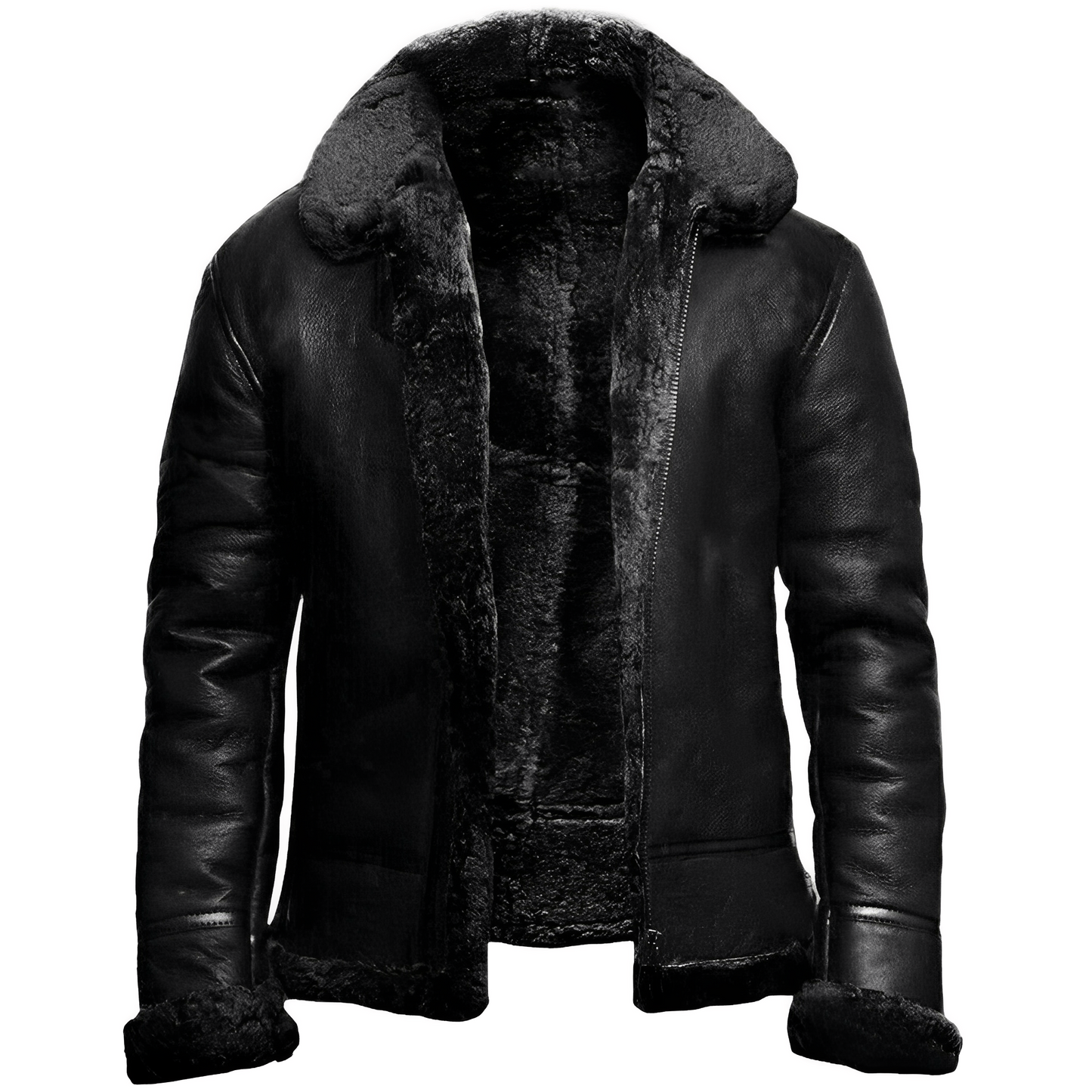 Tristan - Klassische Herrenlederjacke mit Reverskragen