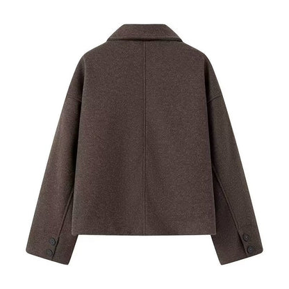Adeline - Eleganter Damenmantel im Übergröße-Look