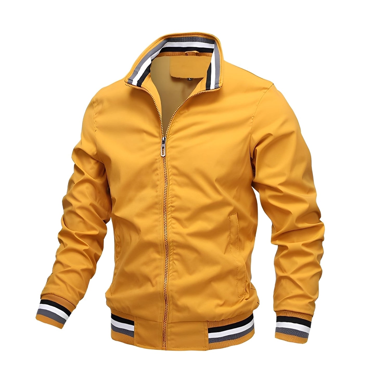 Jeremy - Coole Herren-Bomberjacke mit Streifen