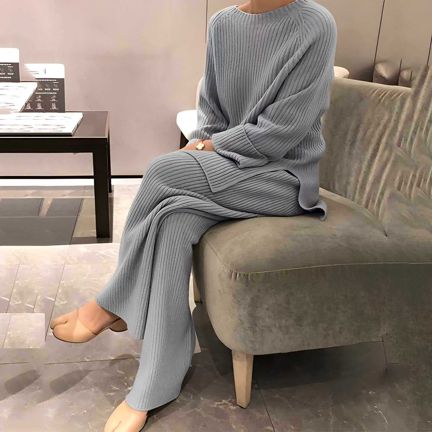 Carolina - Bequemes und lässiges Strick-Set für Damen