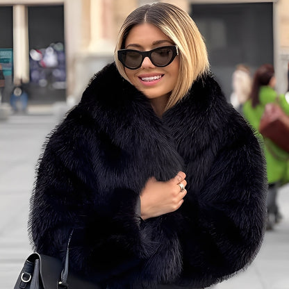 Jennifer - Moderne Frauenjacke aus Kunstpelz