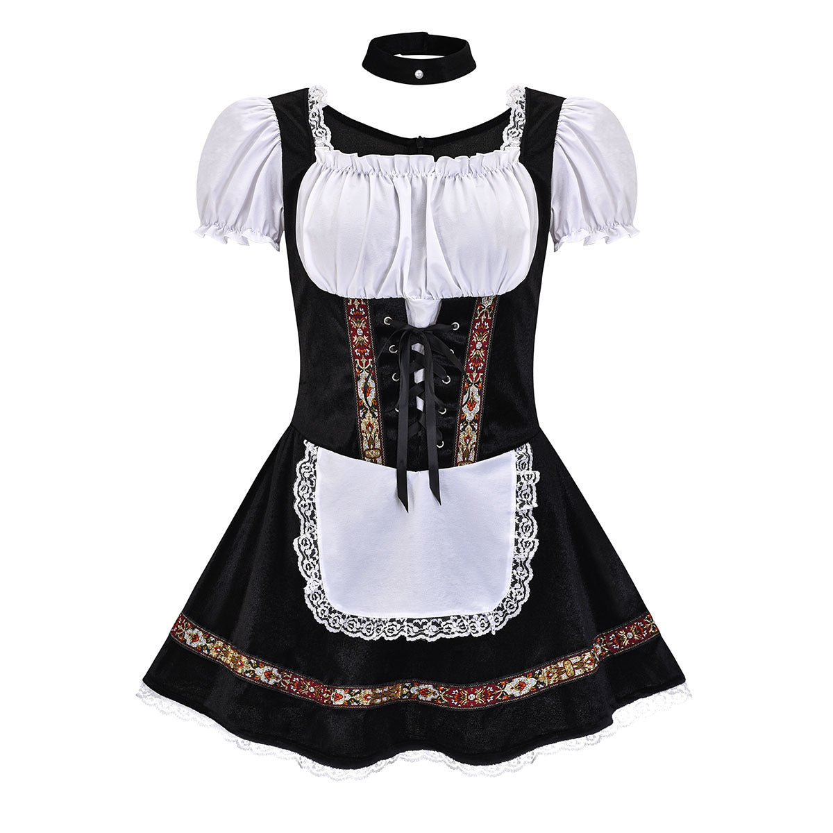 Delphia - Modernes, kurzes Dirndl für das Oktoberfest für Frauen