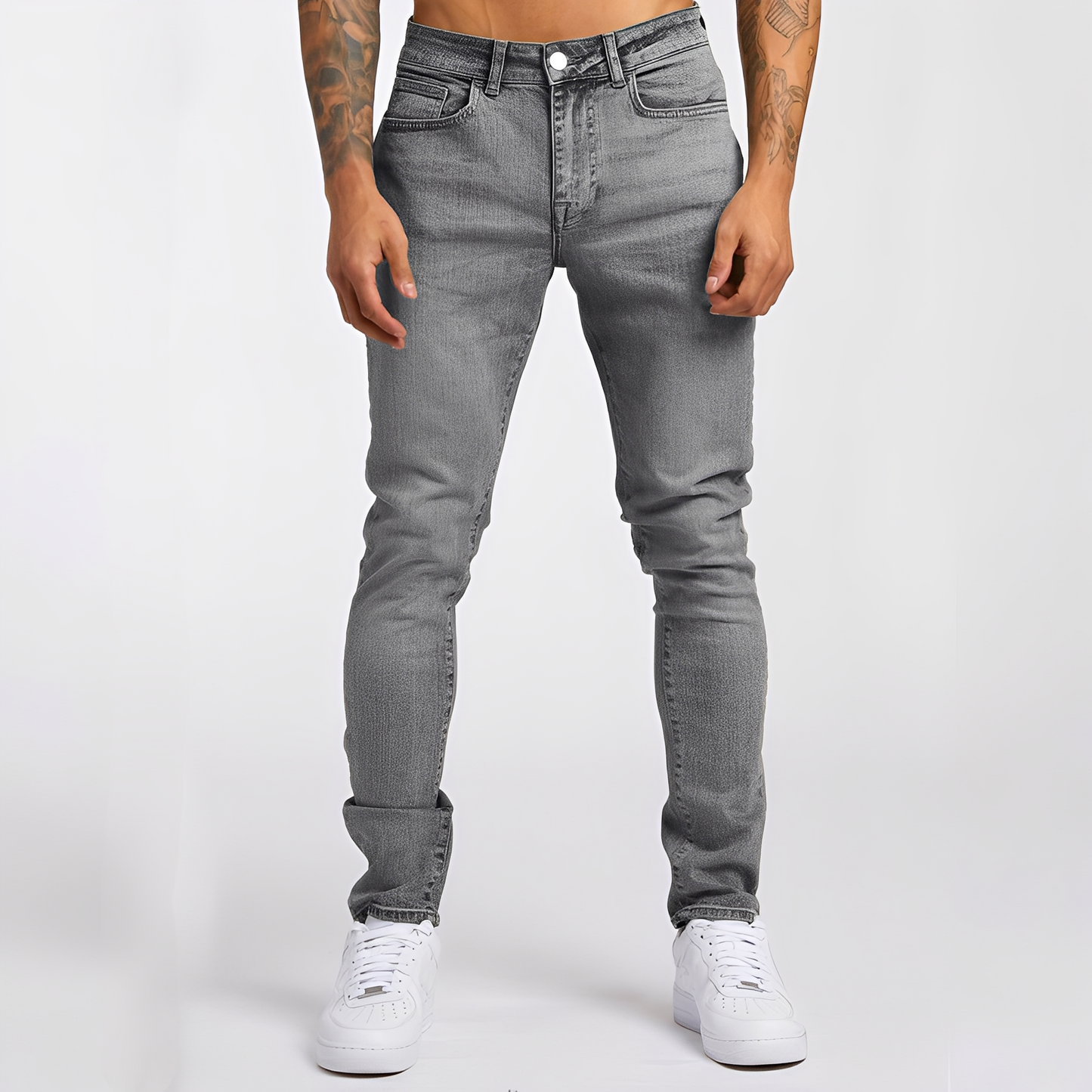 Radovan - Bequeme schmale Stretch-Jeans für Herren