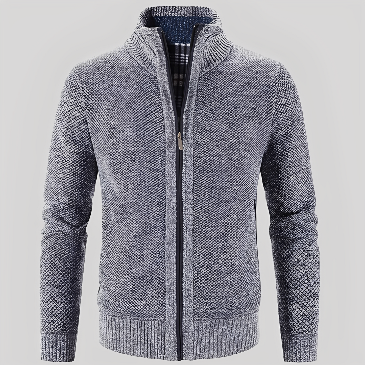 Kelvin - Einfache Herrenjacke mit Reißverschluss
