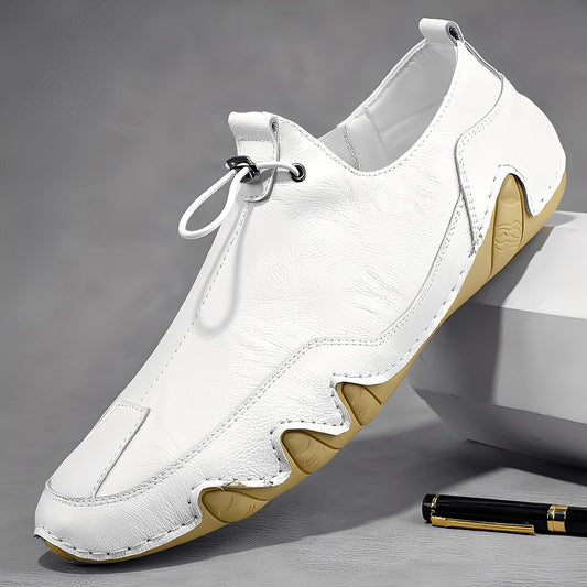 Everard - Elegante, lockere Leder-Slipper für Männer