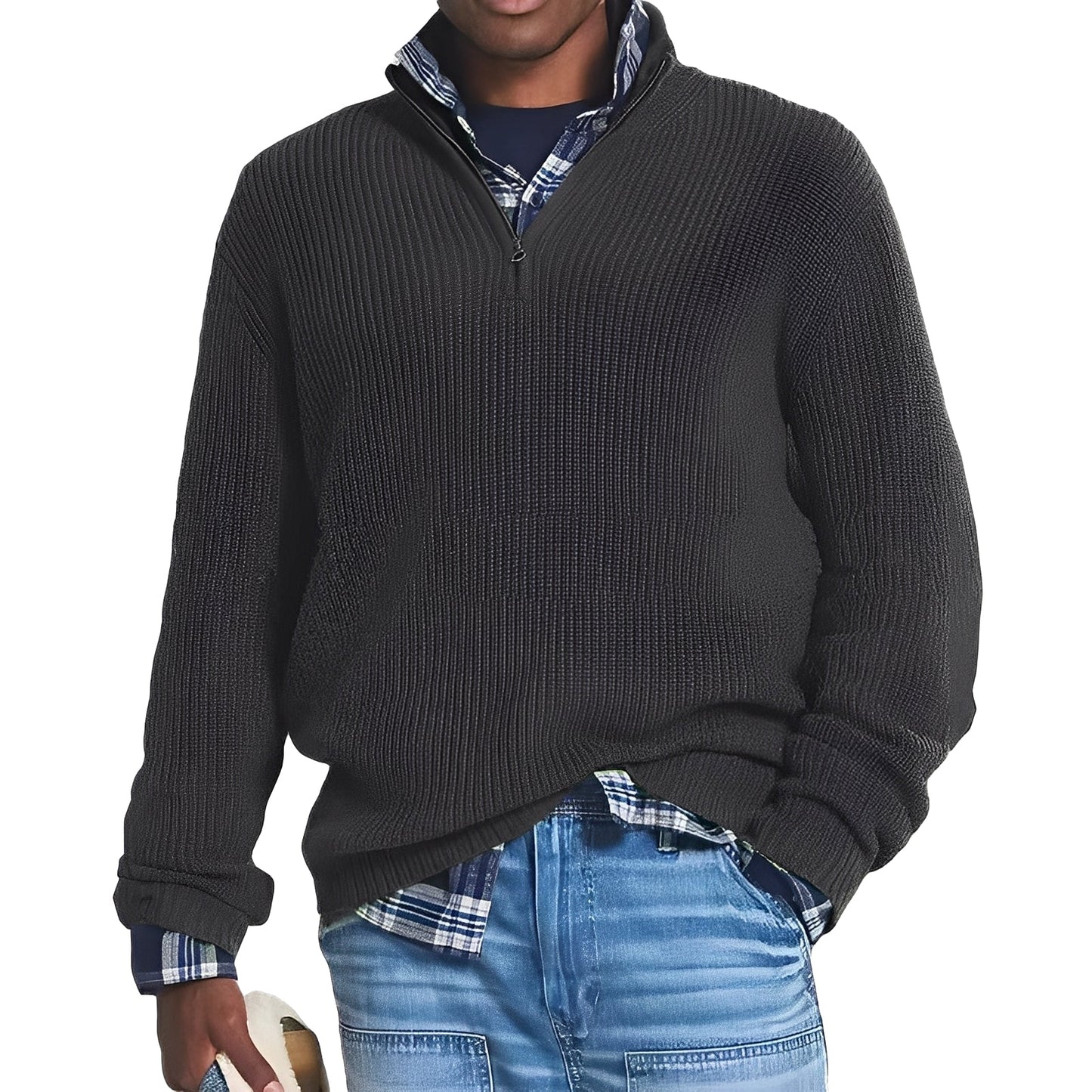 Nickolas - Einfacher, gemütlicher Herrenpullover