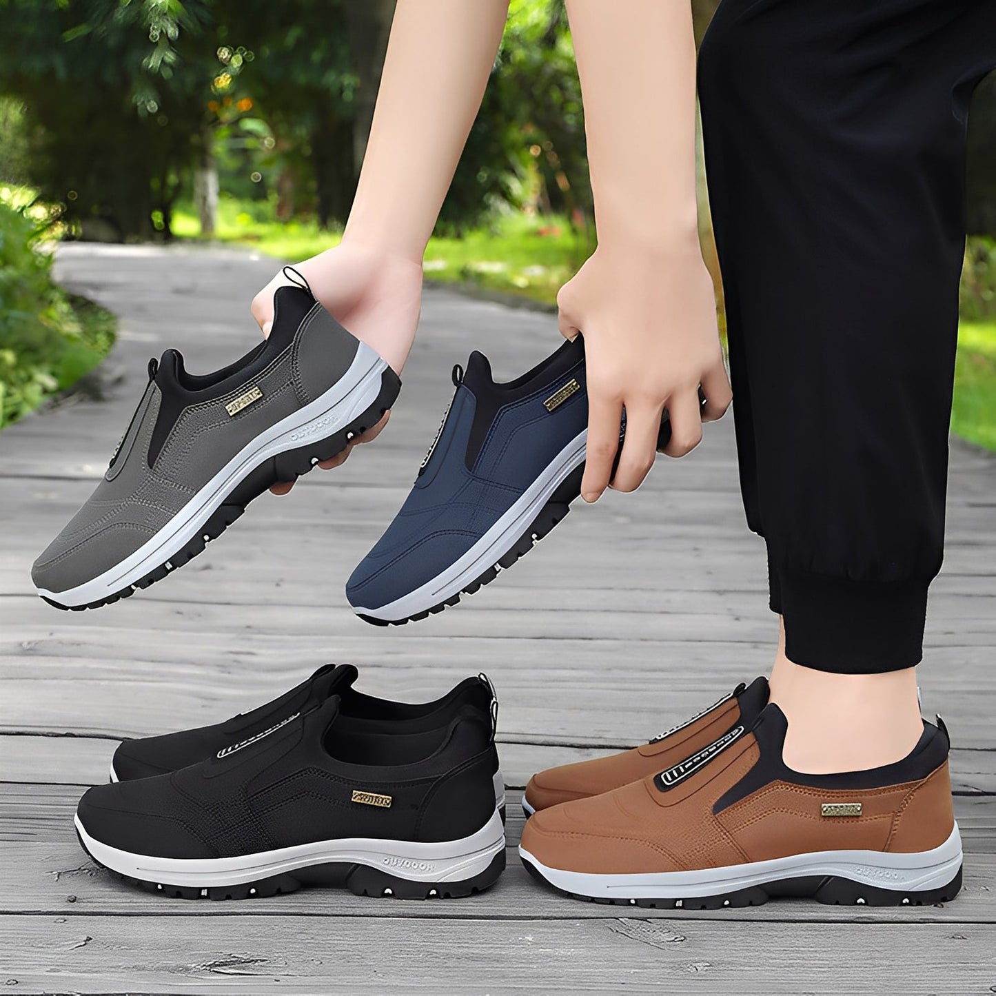 Cyril - Bequeme Herren-Schuhe aus atmungsaktivem Netz