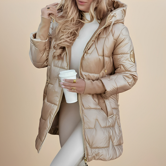 Angelie - Stilvolle Winterkapuzenjacke für Damen
