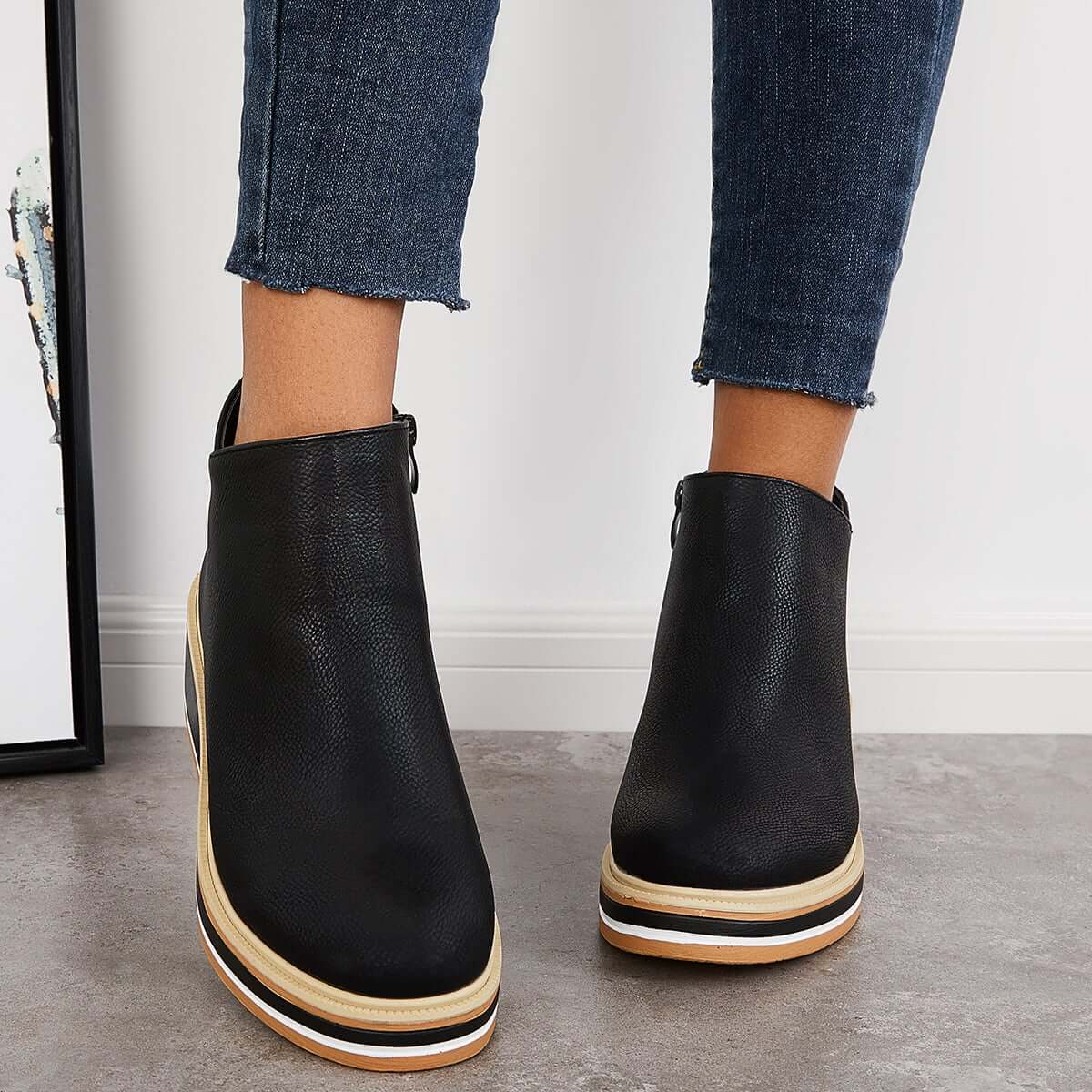 Danielle – Stylische Plateaustiefel