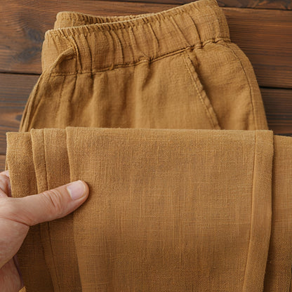 Eljude - Comfortable Men's Pants with Drawstring