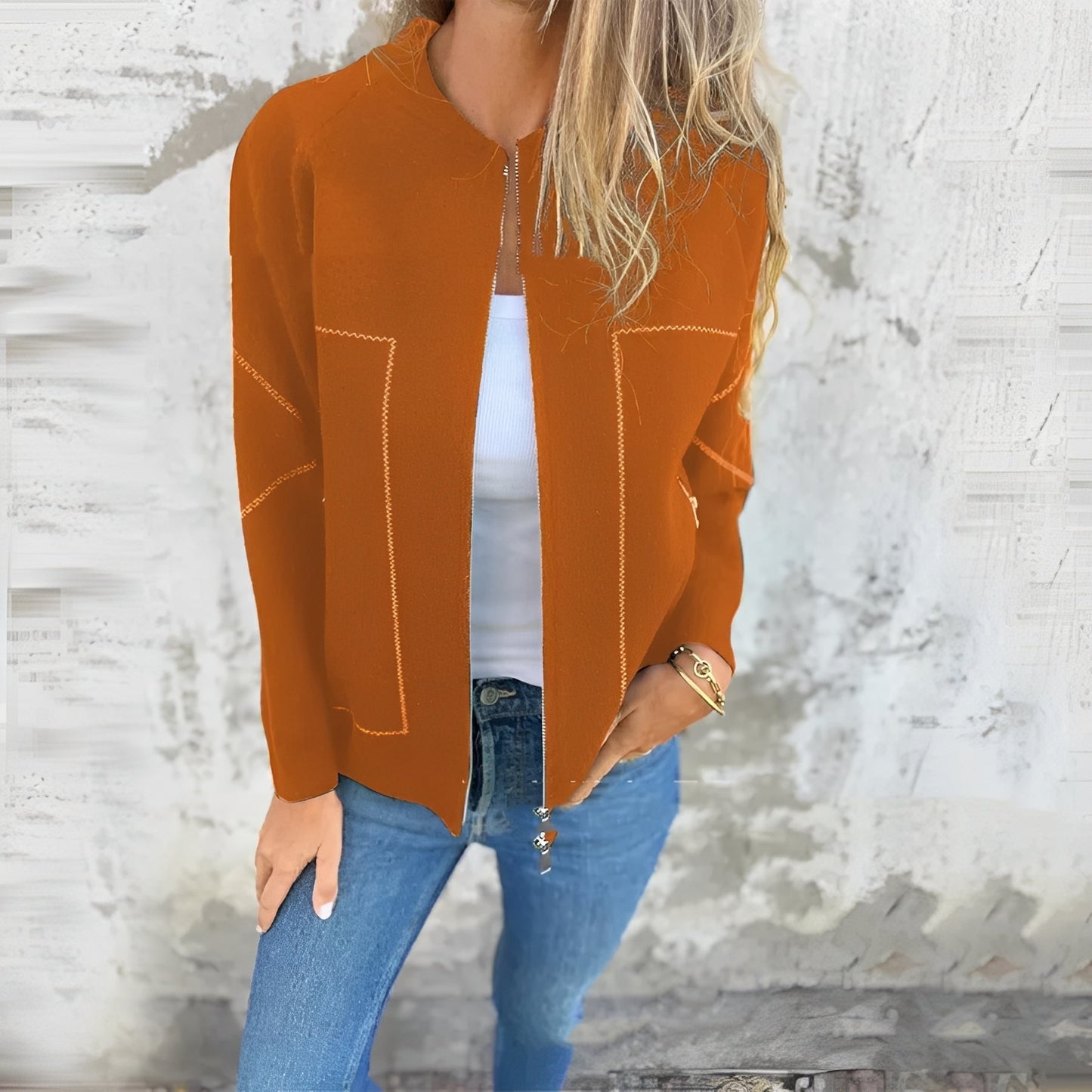 Chelsea - Schicke Damenjacke mit Zipper