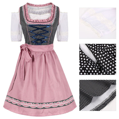 Velda - Traditionelles Oktoberfestkleid mit Trägern für Frauen