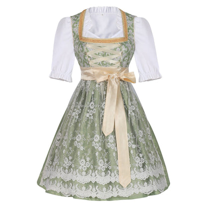 Ashlie - Traditionelles Oktoberfest-Kleid für Frauen mit Schlitz