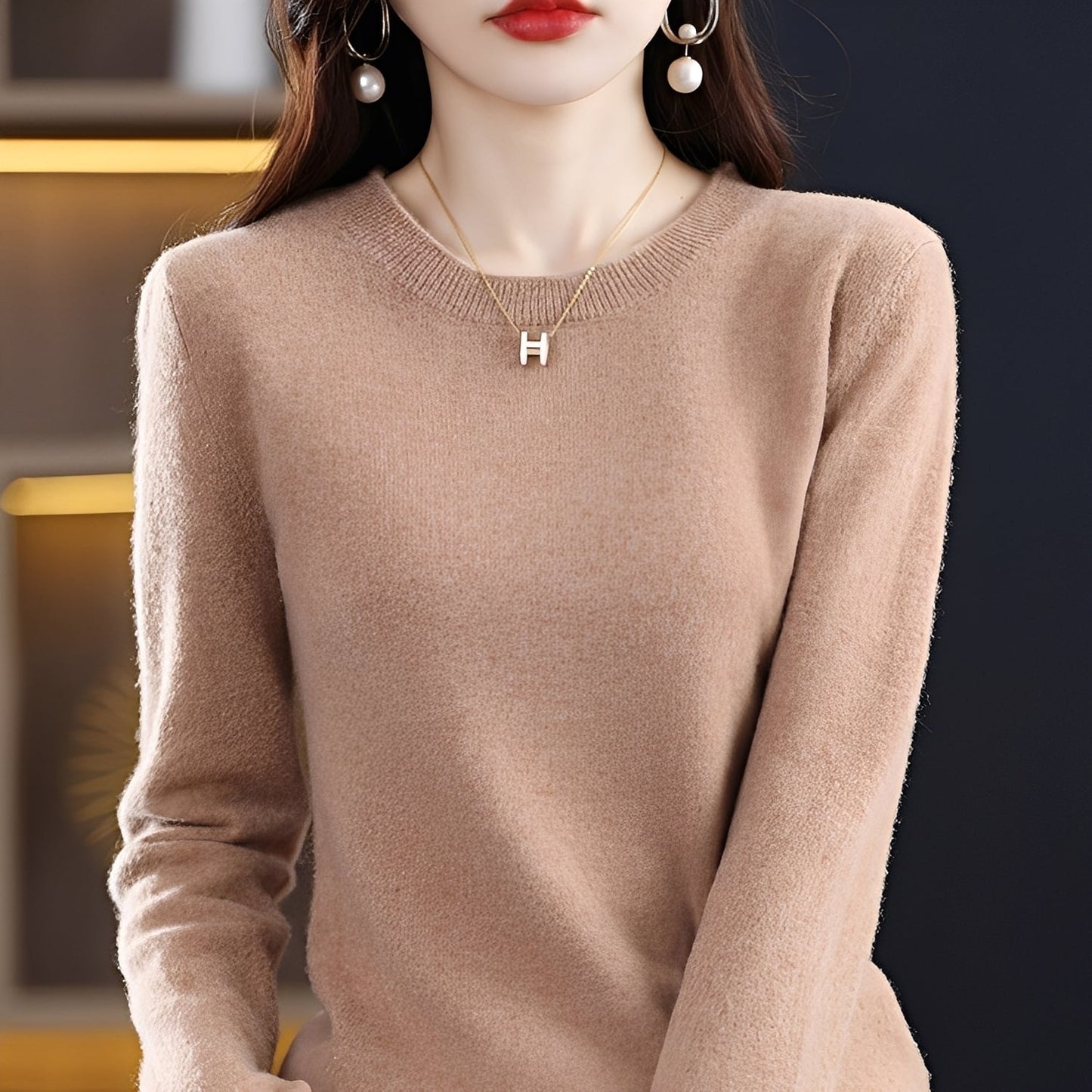 Julia - Schicker, figurbetonter Damen-Wollpullover