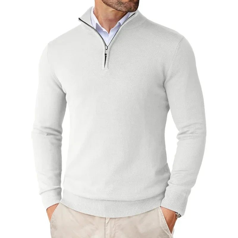 Bowen - Modischer Herrenpullover mit Zipper