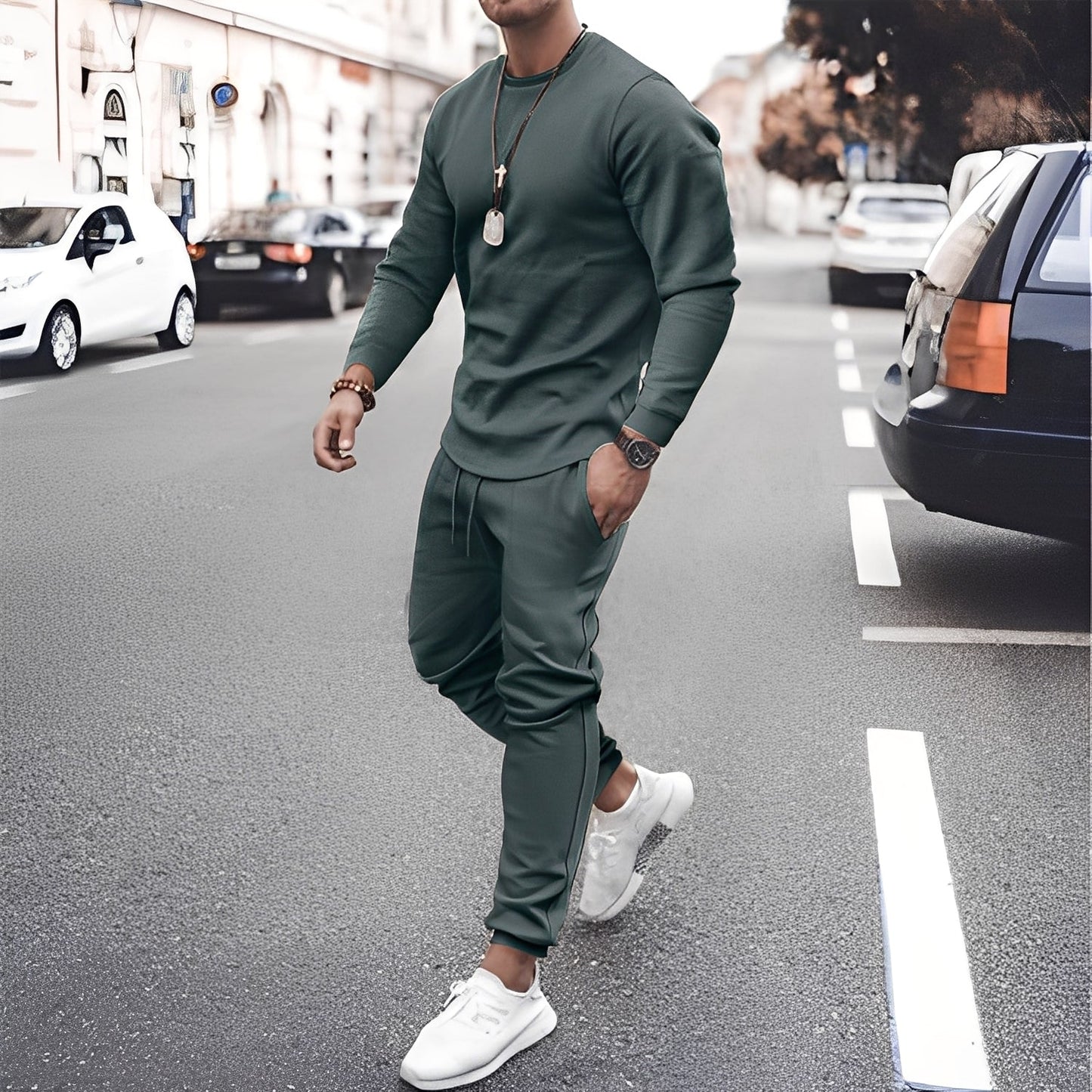 Ilyan - Pullover und Hose als neuer Modetrend für Männer