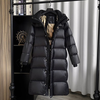 Mildred - Bequeme, lange Winterjacke für Damen