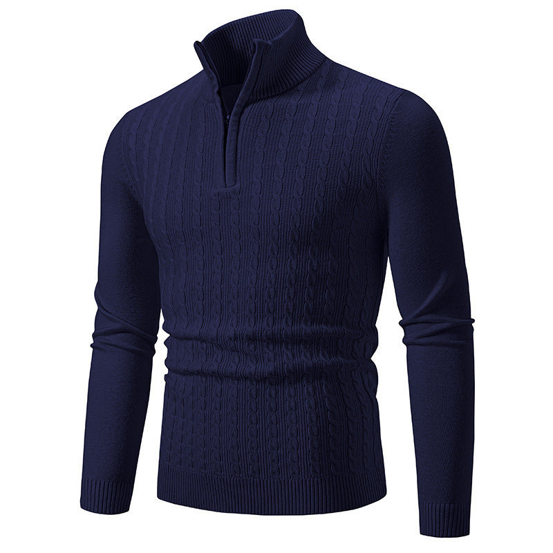 Derryl - Eleganter Herrenpullover mit Zopfmuster