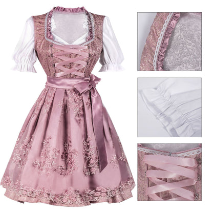 Rachael - Klassisches Oktoberfest-Dirndl mit Schleife für Damen